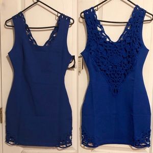 Royal blue dress